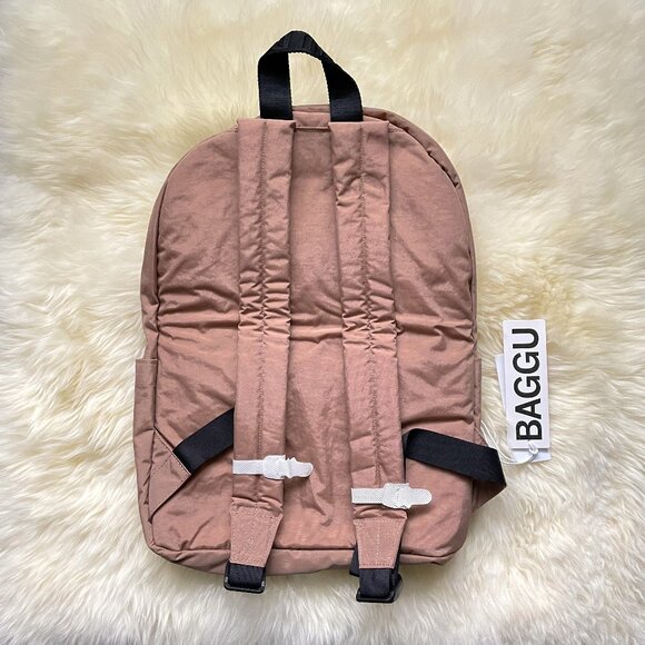 NWT Baggu Large Nylon Backpack - Cocoa main image 6